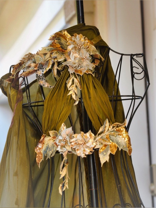 Haus of Zavier Dresses & Skirts - Haus of Zavier Green Goddess Avant Garde Maxi Dress (Limited Edition)